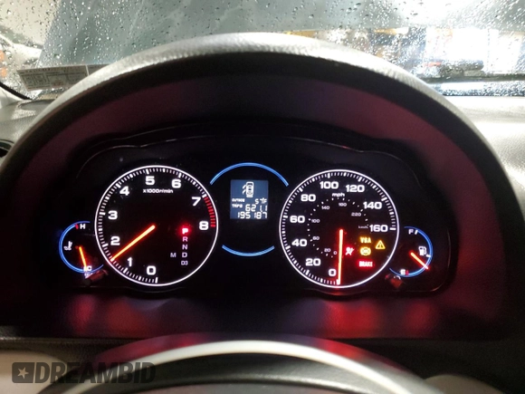 2004 Acura TSX with VIN JH4CL96834C026570, listed as a Copart auction lot 57438495 with 195,187 mi miles and Salvage title. Bid and sale history available at DreamBid. Image 9.