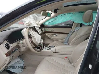 2015 Mercedes-Benz S-Class S 550e Plug-In Hybrid with VIN WDDUG6DBXFA104371, listed as a IAAI auction lot 41714038 with 1 mi miles. Bid and sale history available at carsss.com. Image 5.