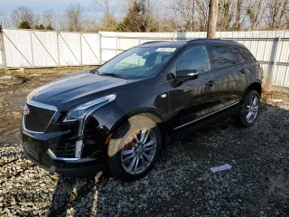 2023 Cadillac XT5 AWD Sport with VIN 1GYKNGRS6PZ131182, listed as a Copart auction lot 49907105 with 38,734 mi miles and Salvage title. Bid and sale history available at DreamBid. Image 1.