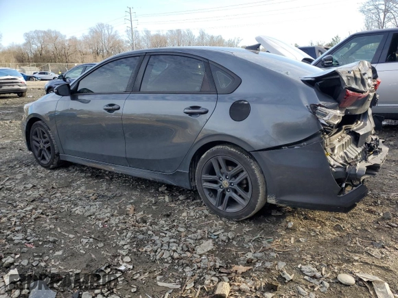 2020 Kia Forte GT-Line with VIN 3KPF34ADXLE168038, listed as a Copart auction lot 45873365 with 105,327 mi miles and Salvage Title. Bid and sale history available at carsss.com. Image 2.