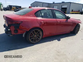 2019 Alfa Romeo Giulia z VIN ZARFAMANXK7620606, wystawiony jako Copart lot #50732025 z przebiegiem Nie podano mil oraz Szkody całkowita. Historia ofert i sprzedaży dostępna na DreamBid. Obrazek 3.