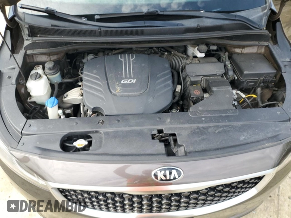 2017 Kia Sedona EX with VIN KNDMC5C16H6253083, listed as a Copart auction lot 52282985 with 80,259 mi miles and Salvage Title. Bid and sale history available at DreamBid. Image 13.