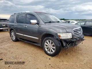 2009 Infiniti QX56 with VIN 5N3AA08DX9N902005, listed as a Copart auction lot 60665925 with 191,472 mi miles and Salvage title. Bid and sale history available at DreamBid. Image 4.