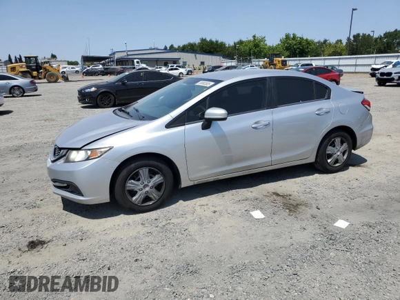 2014 Honda Civic LX z VIN 19XFB2F5XEE243221, wystawiony jako Copart lot #59990585 z przebiegiem 245 617 mil mil oraz Czysty tytuł • Clean title. Historia ofert i sprzedaży dostępna na DreamBid. Obrazek 1.