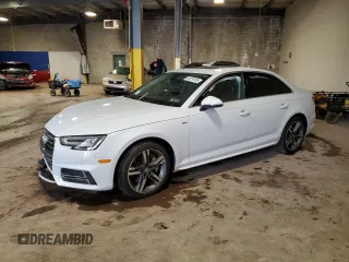 2017 Audi A4 Premium Plus with VIN WAUENAF48HA078150, listed as a Copart auction lot 51216105 with 0 mi miles and Salvage Title. Bid and sale history available at carsss.com. Image 1.