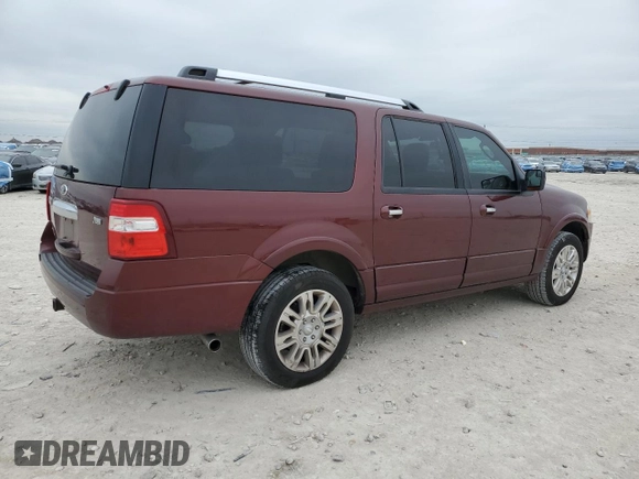 2013 Ford Expedition Max Limited with VIN 1FMJK1K51DEF11640, listed as a Copart auction lot 46086005 with 265,981 mi miles and Clean title. Bid and sale history available at DreamBid. Image 3.