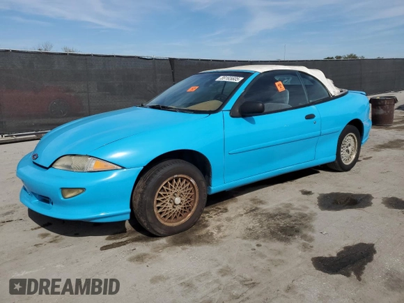 1999 Chevrolet Cavalier Z24 with VIN 4G1JF32TXXB900180, listed as a Copart auction lot 89165605 with 144,744 mi miles and Salvage Title. Bid and sale history available at carsss.com. Image 1.