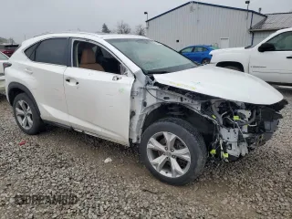 2017 Lexus NX with VIN JTJBARBZ6H2122753, listed as a Copart auction lot 51710475 with 87,967 mi miles and Salvage Title. Bid and sale history available at carsss.com. Image 4.