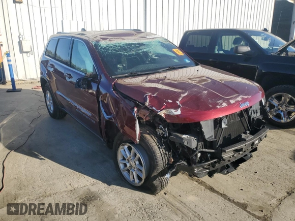2020 Jeep Grand Cherokee Laredo E with VIN 1C4RJFAG2LC375412, listed as a Copart auction lot 48704495 with Not provided miles and Salvage title. Bid and sale history available at DreamBid. Image 4.