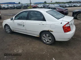 2006 Kia Spectra EX with VIN KNAFE121065291096, listed as a Copart auction lot 65343624 with 223,487 mi miles and Clean Title. Bid and sale history available at carsss.com. Image 2.