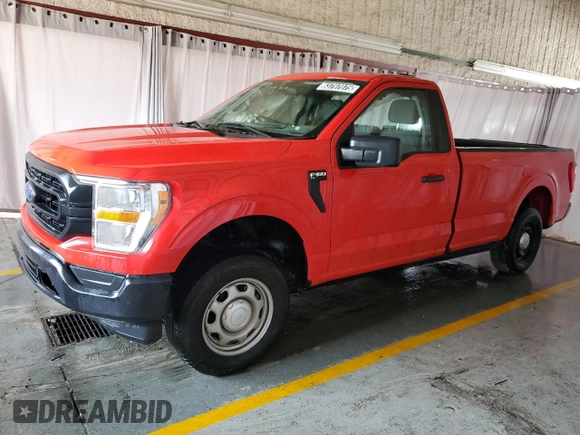 2021 Ford F-150 XL with VIN 1FTMF1CB6MKE94085, listed as a Copart auction lot 63797075 with 216,602 mi miles and Clean title. Bid and sale history available at DreamBid. Image 1.