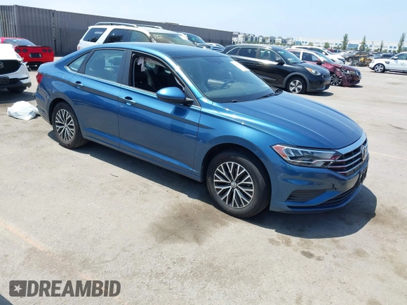 2021 Volkswagen Jetta S with VIN 3VWC57BU8MM049860, listed as a IAAI auction lot 42486170 with 66,054 mi miles and . Bid and sale history available at DreamBid. Image 1.
