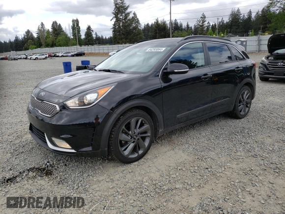 2017 Kia Niro Touring Launch Edition with VIN KNDCC3LC8H5069089, listed as a Copart auction lot 54293064 with 81,987 mi miles and Salvage Title. Bid and sale history available at carsss.com. Image 1.