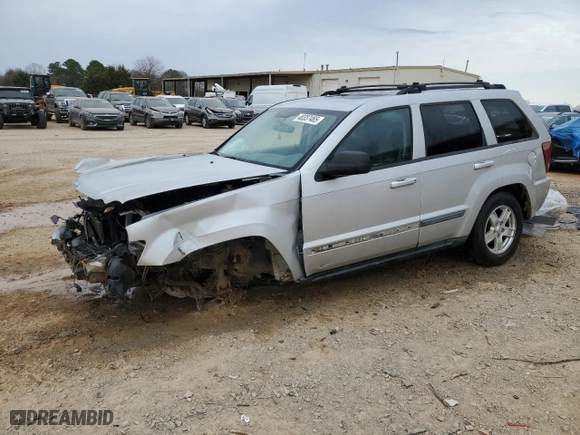 2007 Jeep Grand Cherokee Laredo with VIN 1J8GS48K37C572610, listed as a Copart auction lot 48337465 with 203,249 mi miles and Salvage Title. Bid and sale history available at carsss.com. Image 1.