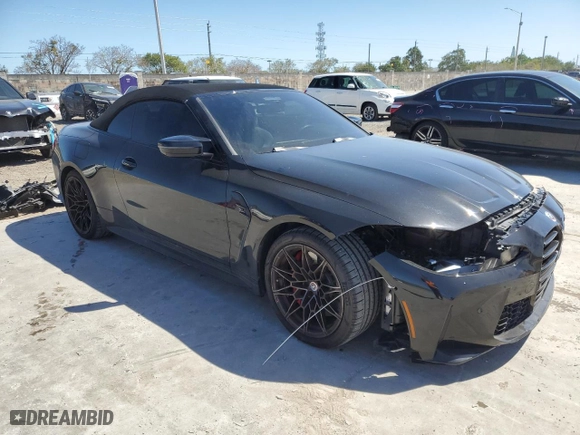 2022 BMW M4 Competition xDrive with VIN WBS33BA09NCK88209, listed as a Copart auction lot 46529225 with NaN miles and Salvage Title. Bid and sale history available at carsss.com. Image 4.