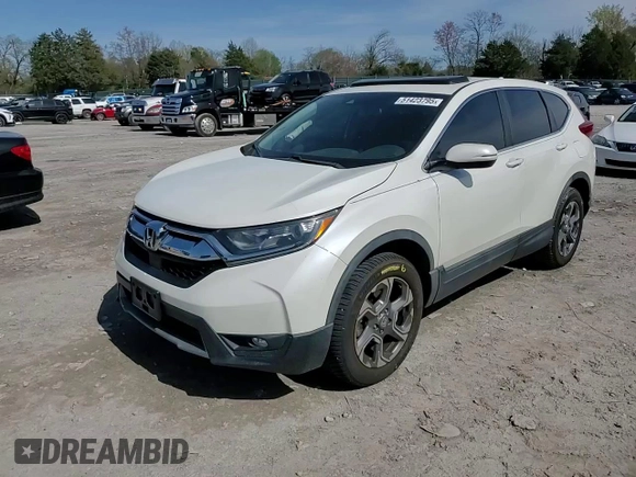 2018 Honda CR-V EX-L with VIN 5J6RW2H85JL006348, listed as a Copart auction lot 51423795 with 76,694 mi miles and Salvage Title. Bid and sale history available at carsss.com. Image 12.