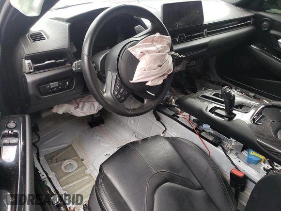 2020 Toyota Supra 3.0 with VIN WZ1DB4C03LW025590, listed as a Copart auction lot 58242644 with Not provided miles and Salvage title. Bid and sale history available at DreamBid. Image 8.