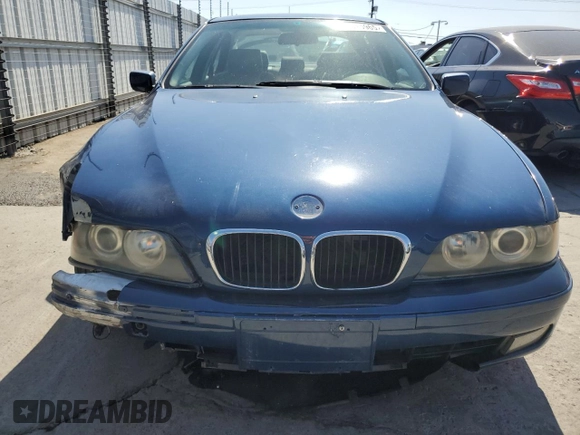2001 BMW 5 Series 525iA with VIN WBADT43431GF55113, listed as a Copart auction lot 52615965 with 151,416 mi miles and Salvage Title. Bid and sale history available at carsss.com. Image 5.