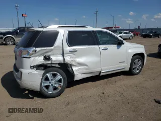 2017 GMC Terrain Denali with VIN 2GKFLVE38H6157509, listed as a Copart auction lot 56245595 with 109,919 mi miles and Salvage title. Bid and sale history available at DreamBid. Image 3.