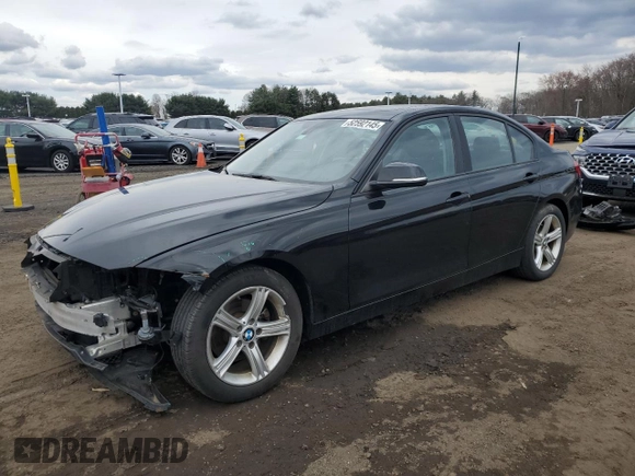 2014 BMW 3 Series 328d xDrive with VIN WBA3D5C51EKX96465, listed as a Copart auction lot 52592145 with 82,526 mi miles and Salvage Title. Bid and sale history available at carsss.com. Image 1.