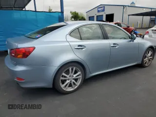 2006 Lexus IS 250 Manual with VIN JTHBK262862020029, listed as a Copart auction lot 52809295 with 72,654 mi miles and Salvage Title. Bid and sale history available at carsss.com. Image 3.