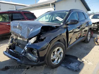 2024 Hyundai Tucson SEL with VIN KM8JBCDE5RU283664, listed as a Copart auction lot 41964575 with 16,818 mi miles and Salvage Title. Bid and sale history available at carsss.com. Image 1.