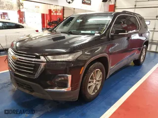 2022 Chevrolet Traverse LT Cloth with VIN 1GNEVGKW1NJ133649, listed as a IAAI auction lot 42035204 with 87,396 mi miles. Bid and sale history available at carsss.com. Image 1.