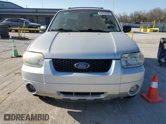 2005 Ford Escape Limited с VIN 1FMYU941X5KB52194, выставлен на аукционе Copart как лот 48726645 с пробегом Не указан миль и Списание • Salvage title. История ставок и продаж доступна на DreamBid. Изображение 5.