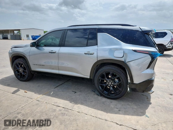 2025 Chevrolet Traverse with VIN 1GNERLRS6SJ243320, listed as a Copart auction lot 61691935 with 3,241 mi miles and Salvage title. Bid and sale history available at DreamBid. Image 2.