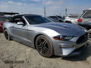2021 Ford Mustang EcoBoost with VIN 1FATP8UH1M5107807, listed as a Copart auction lot 63019323 with 42,961 mi miles. Bid and sale history available at carsss.com. Image 4.