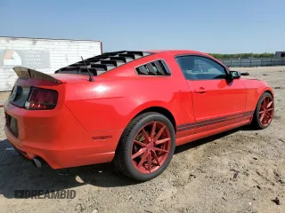2013 Ford Mustang V6 with VIN 1ZVBP8AM4D5245488, listed as a Copart auction lot 53829135 with 123,512 mi miles and Salvage Title. Bid and sale history available at carsss.com. Image 3.