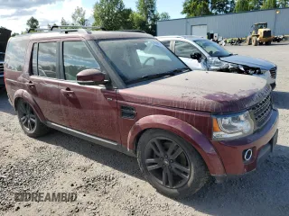 2016 Land Rover LR4 HSE Lux with VIN SALAK2V63GA790401, listed as a Copart auction lot 61655285 with 77,804 mi miles and Clean title. Bid and sale history available at DreamBid. Image 4.