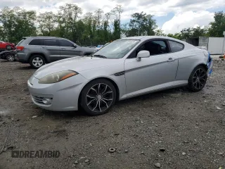 2008 Hyundai Tiburon GT z VIN KMHHN66F48U270030, wystawiony jako Copart lot #55349275 z przebiegiem 205 068 mil mil oraz Szkoda całkowita • Salvage title. Historia ofert i sprzedaży dostępna na DreamBid. Obrazek 1.
