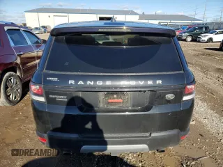 2017 Land Rover Range Rover Sport HSE with VIN SALWR2FV8HA177652, listed as a Copart auction lot 82118574 with 76,913 mi miles and Salvage Title. Bid and sale history available at carsss.com. Image 6.