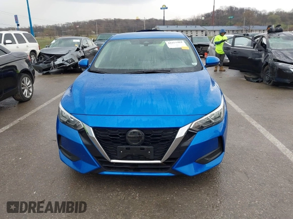 2021 Nissan Sentra SV with VIN 3N1AB8CV5MY313211, listed as a IAAI auction lot 41877064 with 52,621 mi miles and . Bid and sale history available at DreamBid. Image 12.