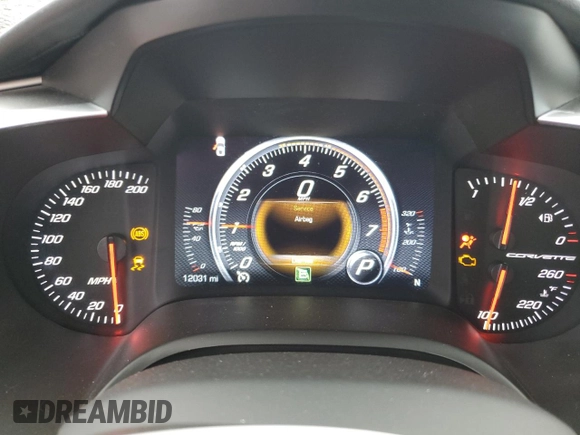2015 Chevrolet Corvette Z51 2LT with VIN 1G1YK3D75F5125246, listed as a Copart auction lot 72342704 with 12,031 mi miles and Clean Title. Bid and sale history available at carsss.com. Image 9.