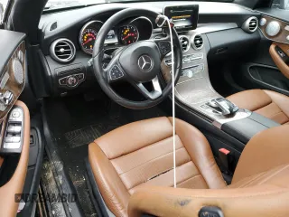 2018 Mercedes-Benz C 300 with VIN WDDWK4JB4JF616932, listed as a Copart auction lot 82574154 with 87,768 mi miles and Salvage Title. Bid and sale history available at DreamBid. Image 8.