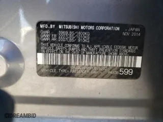 2015 Mitsubishi Lancer ES with VIN JA32U2FU5FU009232, listed as a Copart auction lot 53818605 with 139,296 mi miles and Salvage Title. Bid and sale history available at carsss.com. Image 12.