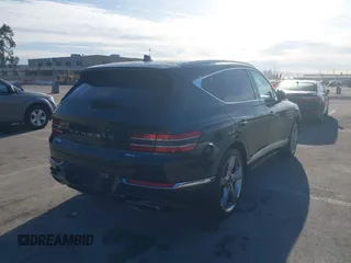 2021 Genesis GV80 with VIN KMUHCESCXMU046641, listed as a IAAI auction lot 41614756 with 25,666 mi miles and . Bid and sale history available at DreamBid. Image 4.