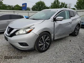 2016 Nissan Murano SL z VIN 5N1AZ2MH8GN151120, wystawiony jako Copart lot #59629415 z przebiegiem 162 339 mil mil oraz Szkoda całkowita • Salvage title. Historia ofert i sprzedaży dostępna na DreamBid. Obrazek 1.
