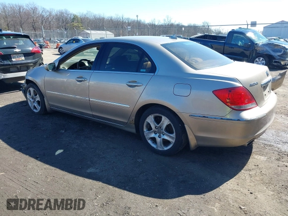 2008 Acura RL with VIN JH4KB16558C002220, listed as a IAAI auction lot 41752374 with 165,920 mi miles and . Bid and sale history available at DreamBid. Image 3.