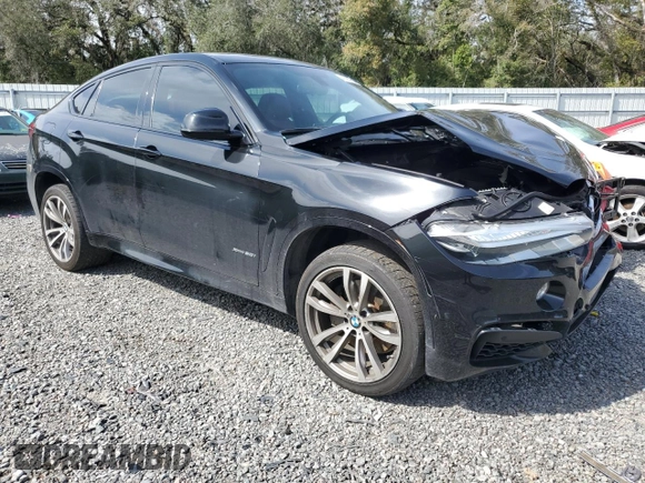 2016 BMW X6 xDrive50i with VIN 5UXKU6C50G0R33915, listed as a Copart auction lot 42183104 with 121,075 mi miles and . Bid and sale history available at DreamBid. Image 4.