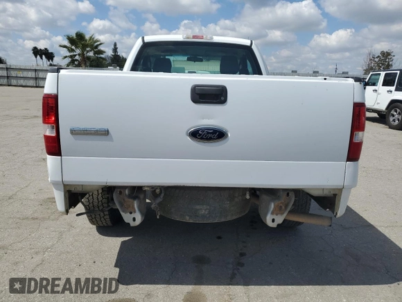 2008 Ford F-150 XL with VIN 1FTRF12218KC34075, listed as a Copart auction lot 51167955 with 158,984 mi miles and Clean Title. Bid and sale history available at carsss.com. Image 6.