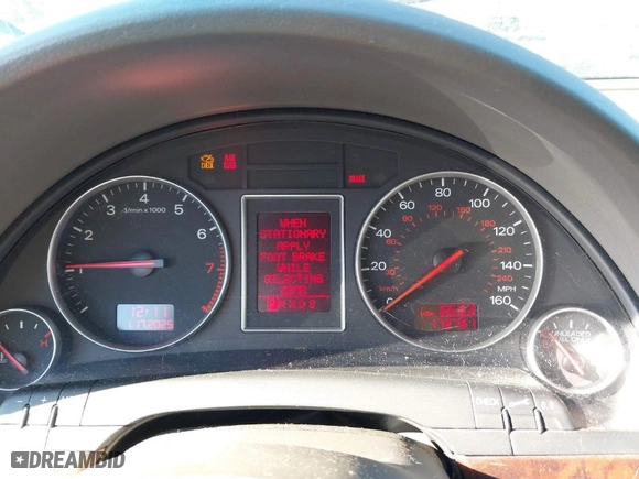 2003 Audi A4 3.0L with VIN WAULT68E63A325173, listed as a IAAI auction lot 41356221 with 172,761 mi miles. Bid and sale history available at carsss.com. Image 7.