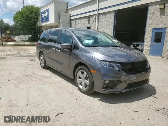 2019 Honda Odyssey EX-L z VIN 5FNRL6H7XKB123313, wystawiony jako Copart lot #56105555 z przebiegiem 50 313 mil mil oraz Szkoda całkowita • Salvage title. Historia ofert i sprzedaży dostępna na DreamBid. Obrazek 14.