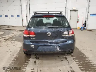 2013 Volkswagen Golf TDI w/Sunroof & Nav with VIN WVWNM7AJ6DW040886, listed as a Copart auction lot 81915724 with 186,427 mi miles and Salvage Title. Bid and sale history available at carsss.com. Image 6.