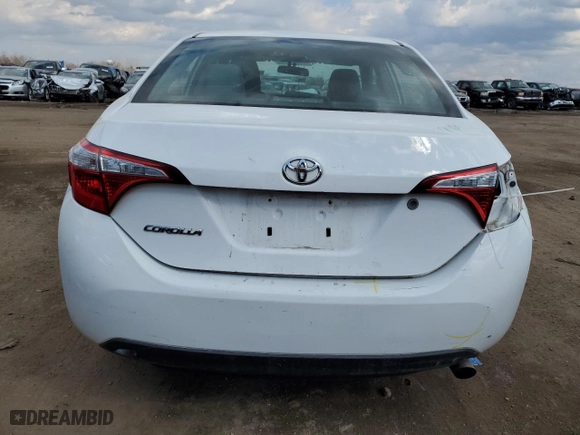 2016 Toyota Corolla L with VIN 2T1BURHE2GC659134, listed as a Copart auction lot 49696465 with 52,537 mi miles and Salvage Title. Bid and sale history available at carsss.com. Image 6.