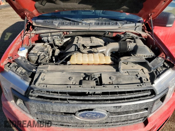 2018 Ford F-150 XL with VIN 1FTEW1EP7JKE59404, listed as a Copart auction lot 52152005 with 172,619 mi miles and Salvage Title. Bid and sale history available at carsss.com. Image 11.