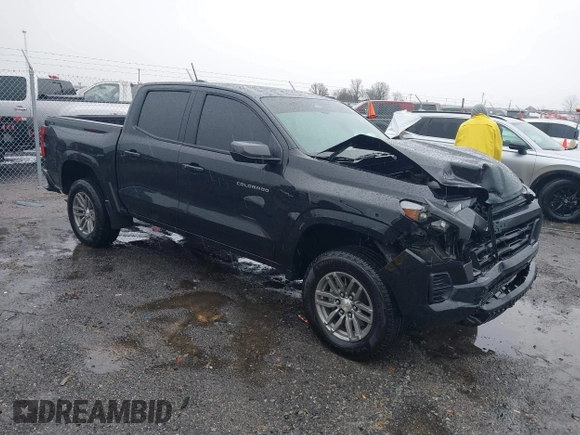 2024 Chevrolet Colorado 2WD LT with VIN 1GCGSCEC6R1172215, listed as a IAAI auction lot 41717428 with 24,966 mi miles. Bid and sale history available at carsss.com. Image 1.