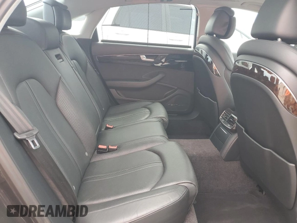 2012 Audi A8 with VIN WAURVAFD7CN026141, listed as a Copart auction lot 49532335 with 201,042 mi miles and Clean Title. Bid and sale history available at DreamBid. Image 10.